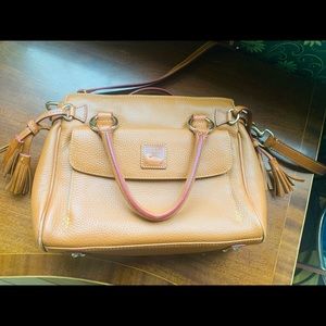 Dooney & Bourke Pebble Tassel Satchel